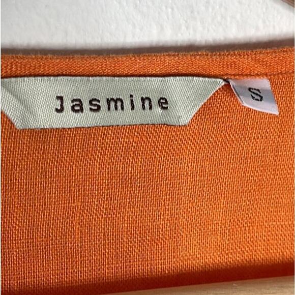 Jasmine Short Sleeve  Linen‎ Pleated Top Size S - Picture 5 of 8